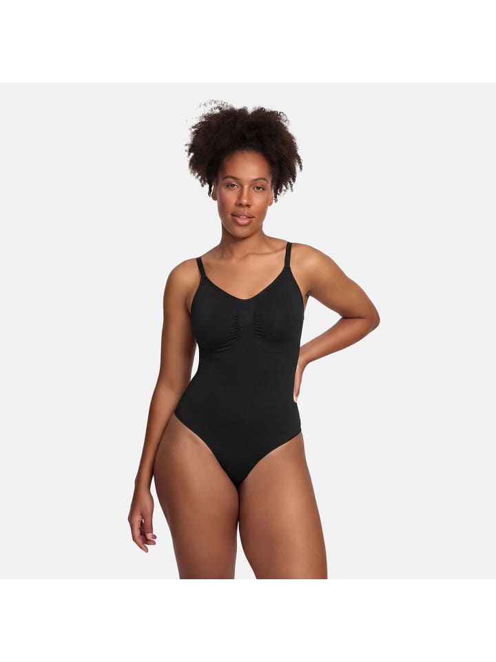Figurformender Body mit Slip in Koralle