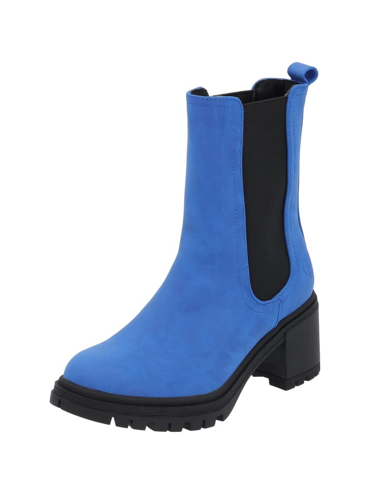 Chelsea Boots Thasos 018-1401 in Blau