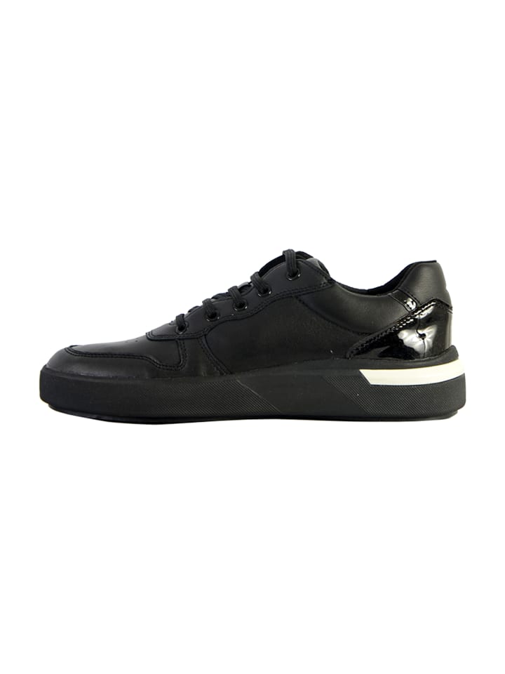 Dalyla Nappa+ GBK Pat – Low-Top-Sneaker aus Leder Schwarz