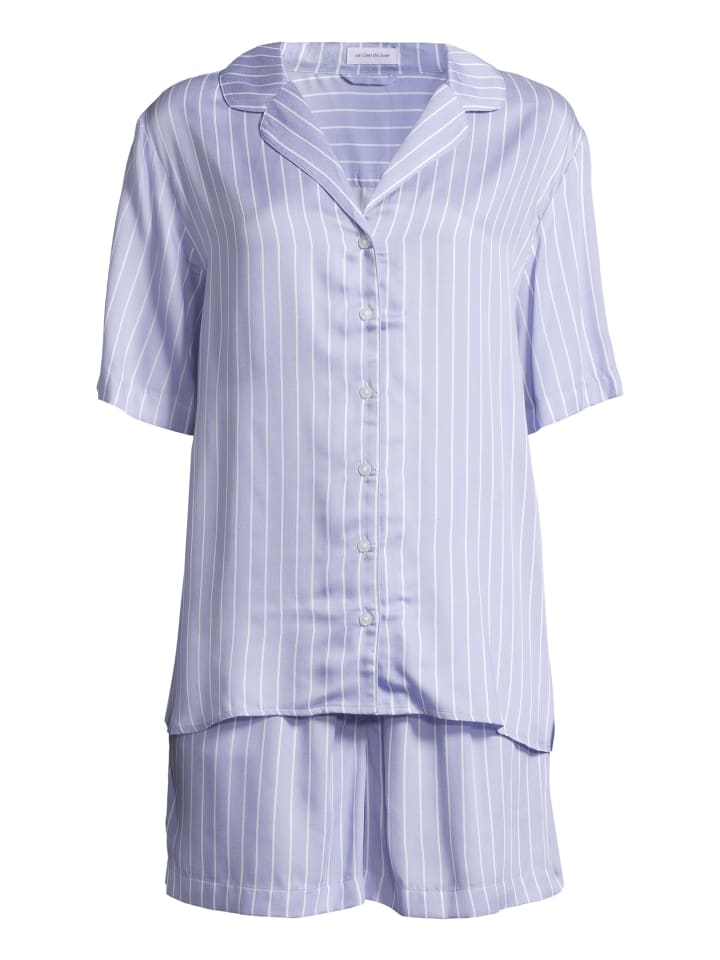Pyjama Classic Web in Glyzinie