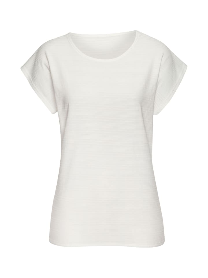 Kurzarmshirt in creme