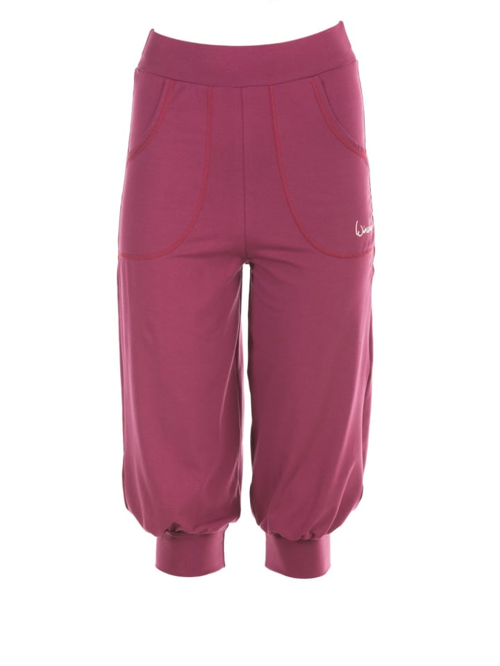 3/4-High Waist-Trainingshose WBE12 in berry love