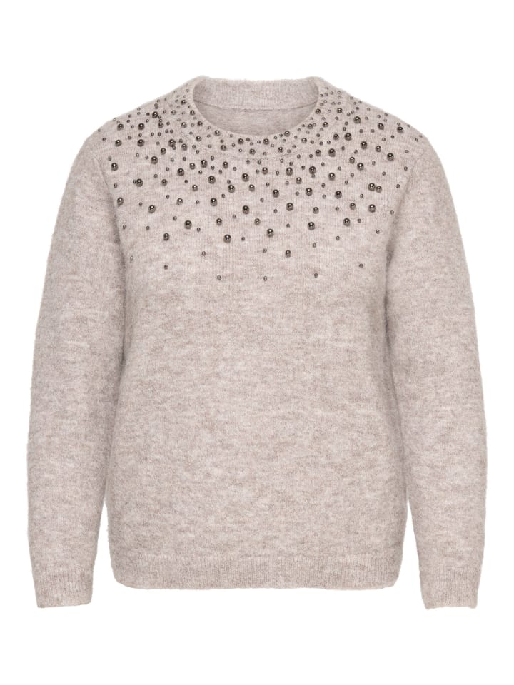 Strickpullover in Malt Ball 1