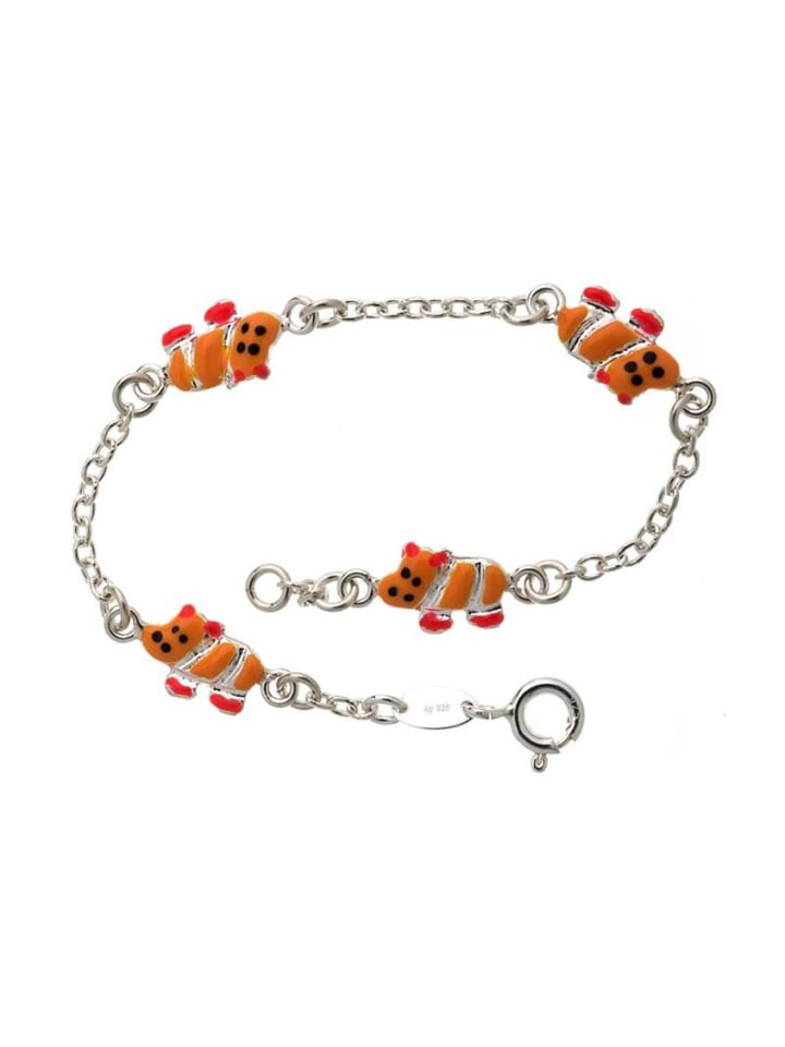 925 Silber Armband "Hippos"