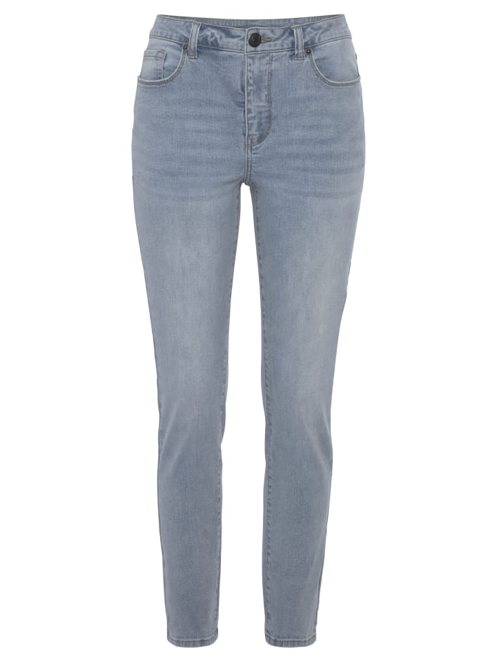 Slim-fit-Jeans in blue washed