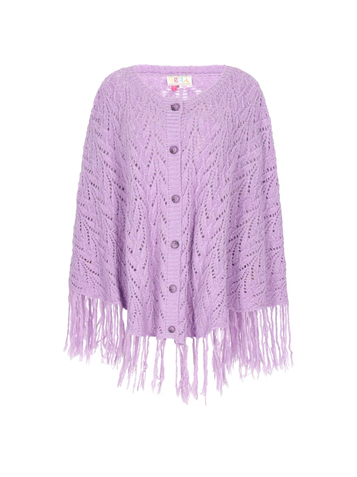 Women Poncho in lilac
