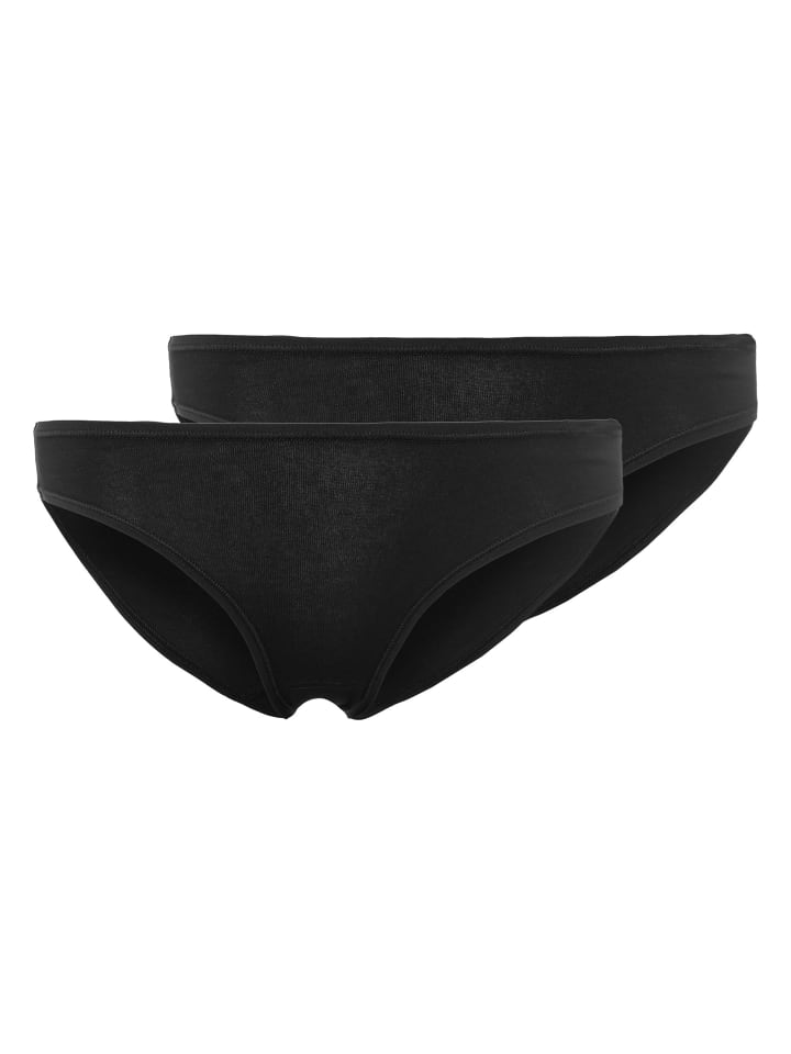 Slip 2er Pack in Schwarz