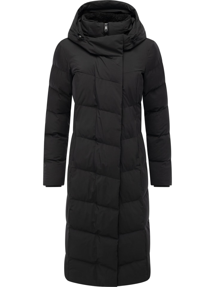Wintermantel Pavla Long Soft YOUMODO in Black