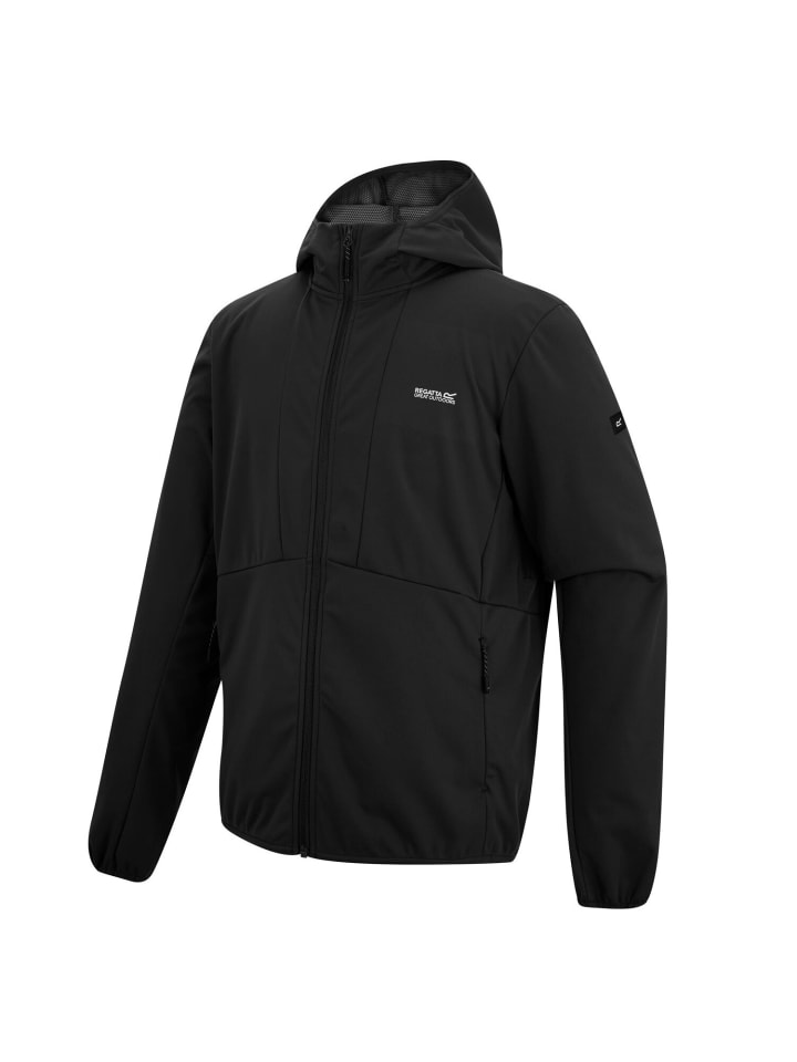 Outdoorjacke Jacke Tredmoor mit Kapuze in schwarz