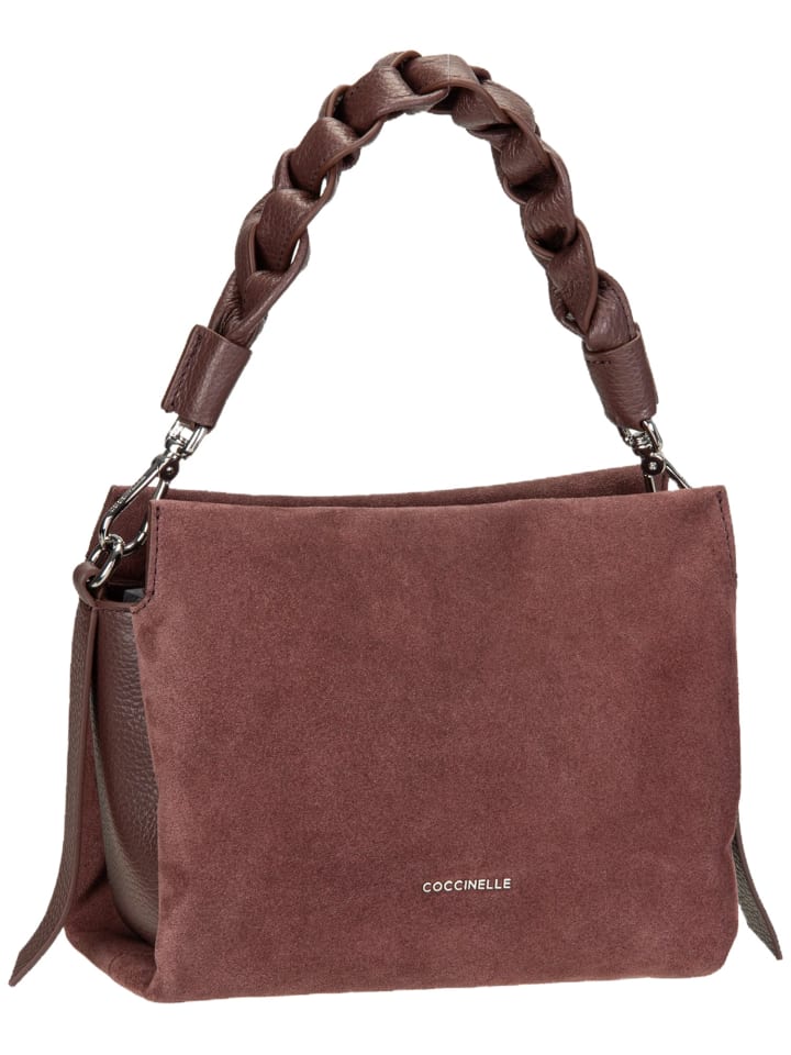Handtasche Boheme Suede Bimaterial in Berry/Berry