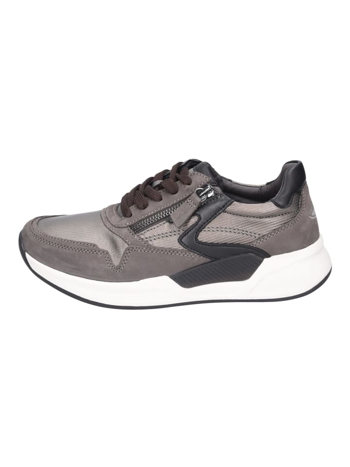 Komfort Schnürschuhe in Grau