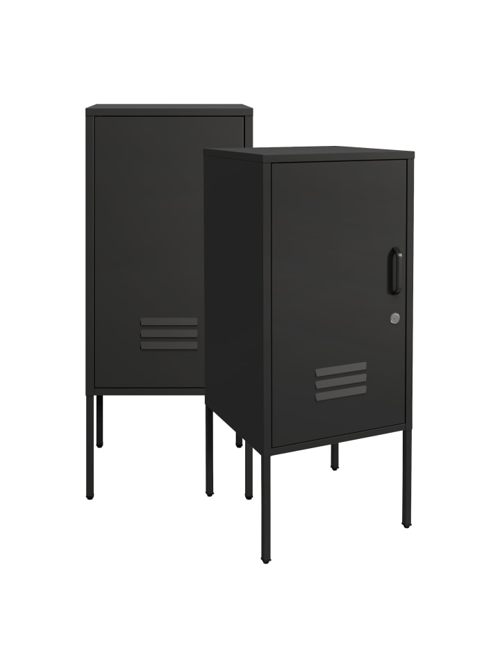 Nachtschrank Hausjärvi 2er Set in Andere (H)82cm (B)35cm (T)35cm