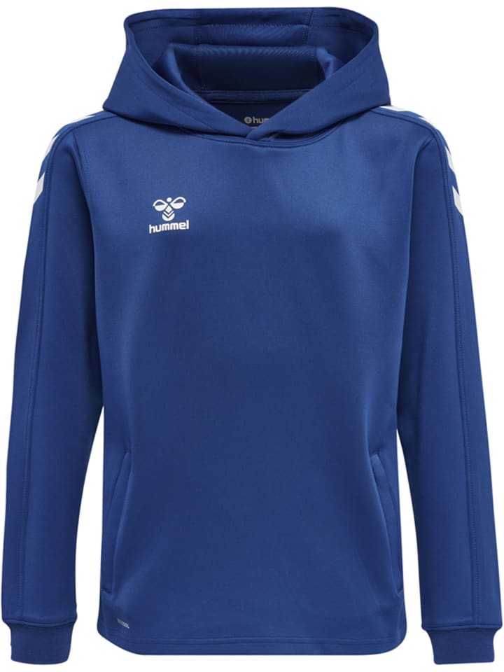 Verstellbare Taille Kapuzenpullover Hmlcore Kinder in TRUE BLUE