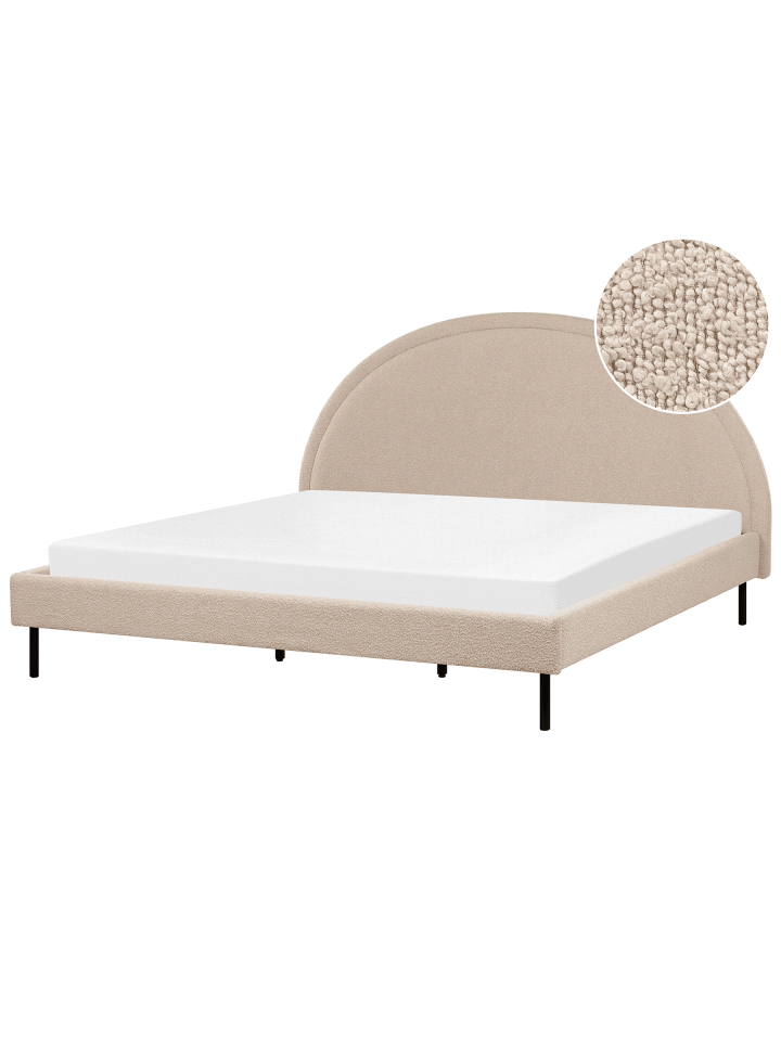 2-tlg Doppelbett MARGUT in Beige