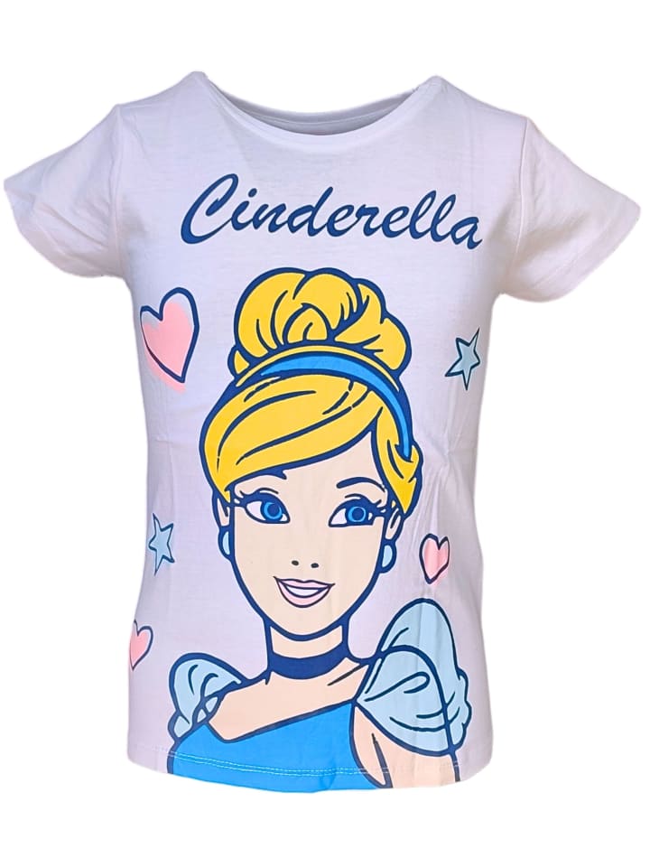 T-Shirt Cinderella in Weiß