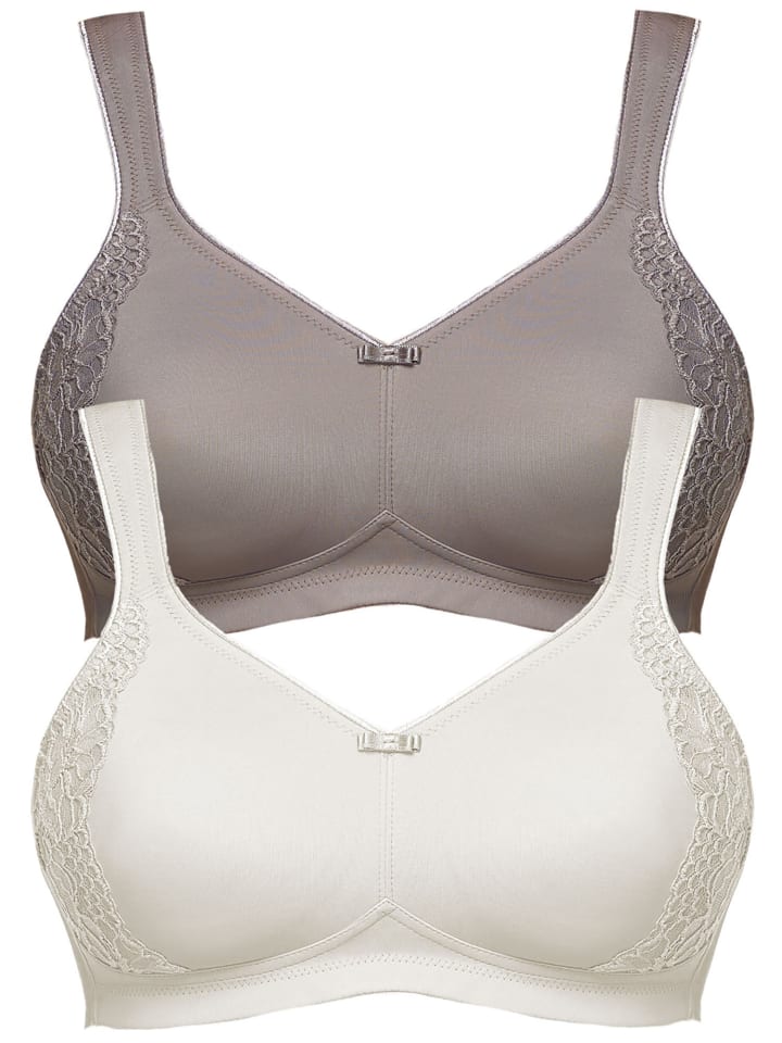2er Pack Minimizer BH ohne Bügel London in Champagner frosty lavender