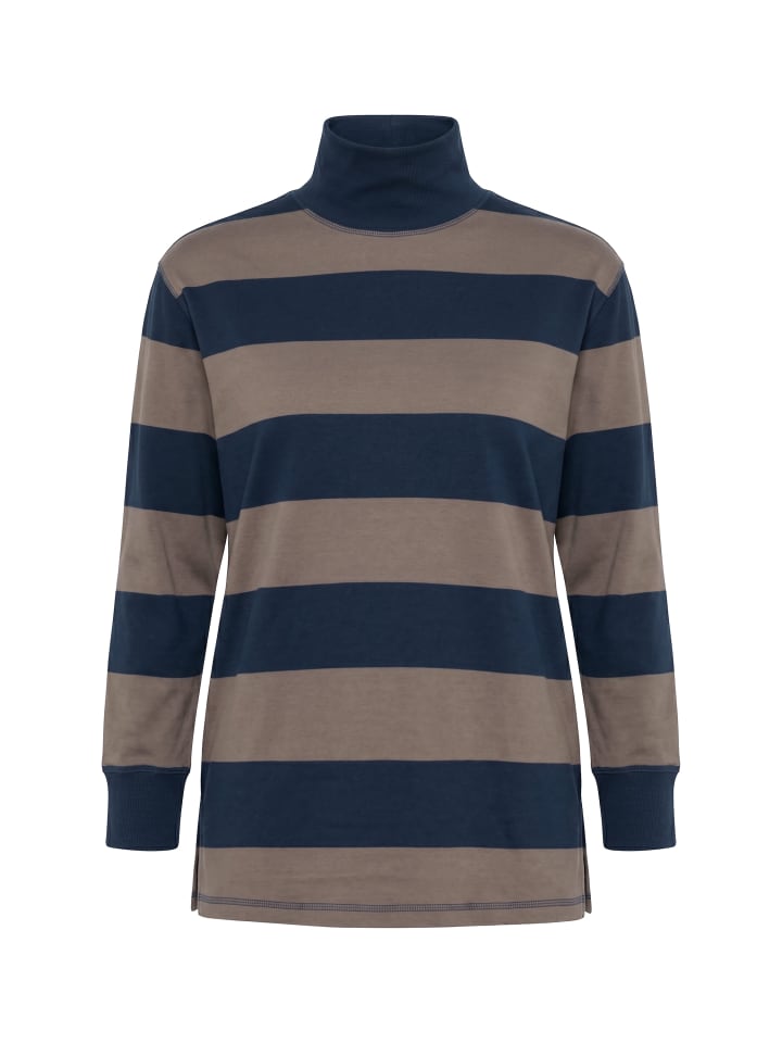 Sweatshirt in kieselbraun