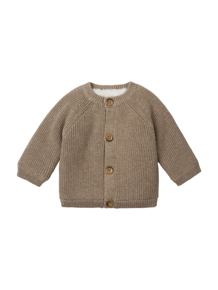 Strickjacke Nevers in Taupe Melange