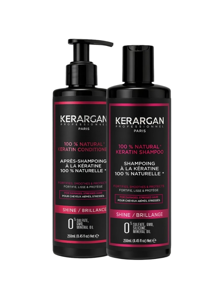 2tlg. Set: Keratin-Shampoo & Spülung, 2×250ml
