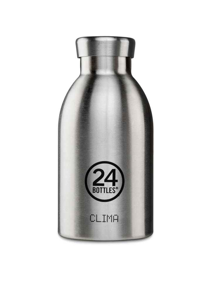 Trinkflasche 330 ml steel