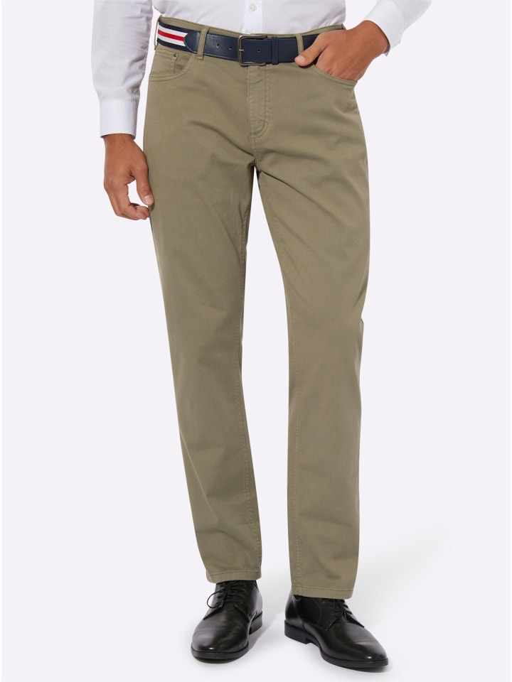 Twill-Hose in khaki