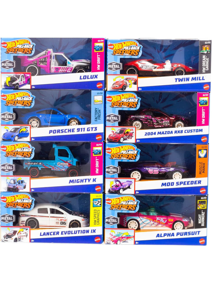 Pull-Back Speeders Spielzeugauto Maßstab 1:43 Auto zum Zurückziehen HPR70
