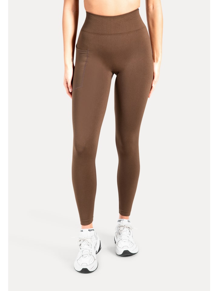 Leggings Amaze Scrunch Pro Pocket Seamless in Braun