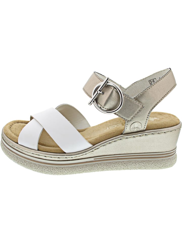 Keilsandalette Weiß