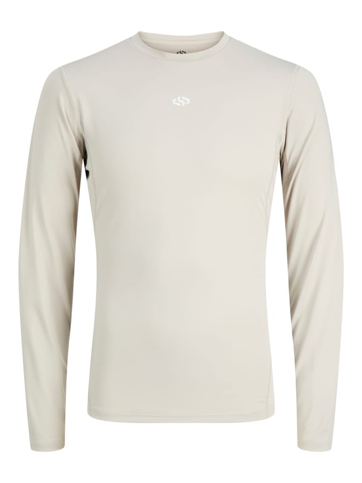 Langarm-T-Shirt in Dove
