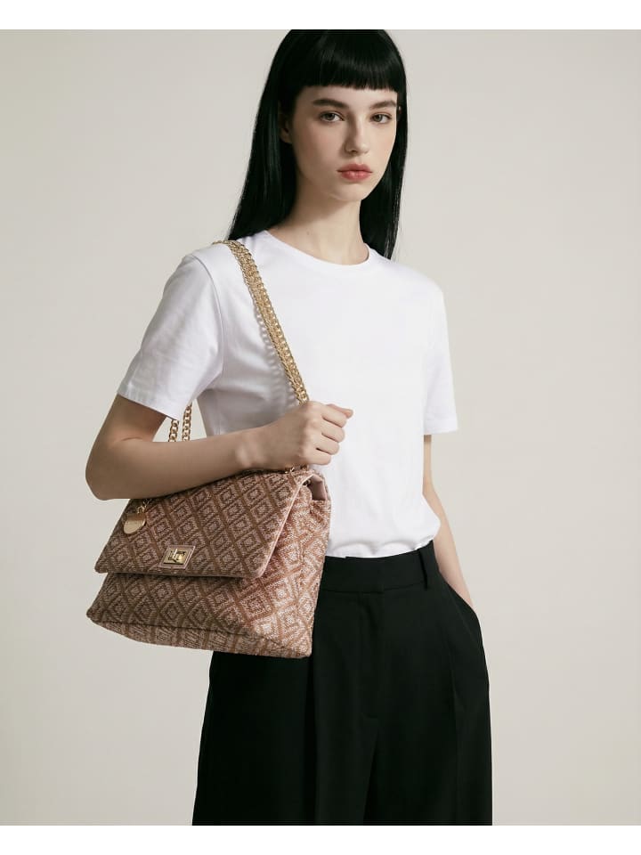 Schultertasche in PINK