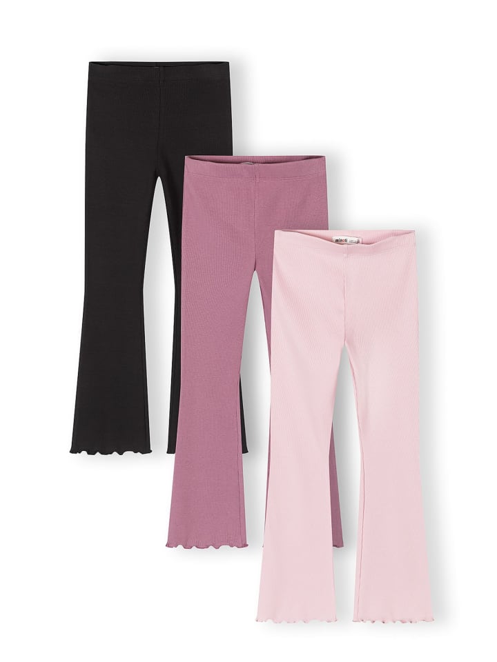 3-er Pack Leggings NOSGLEGGING153 in pink
