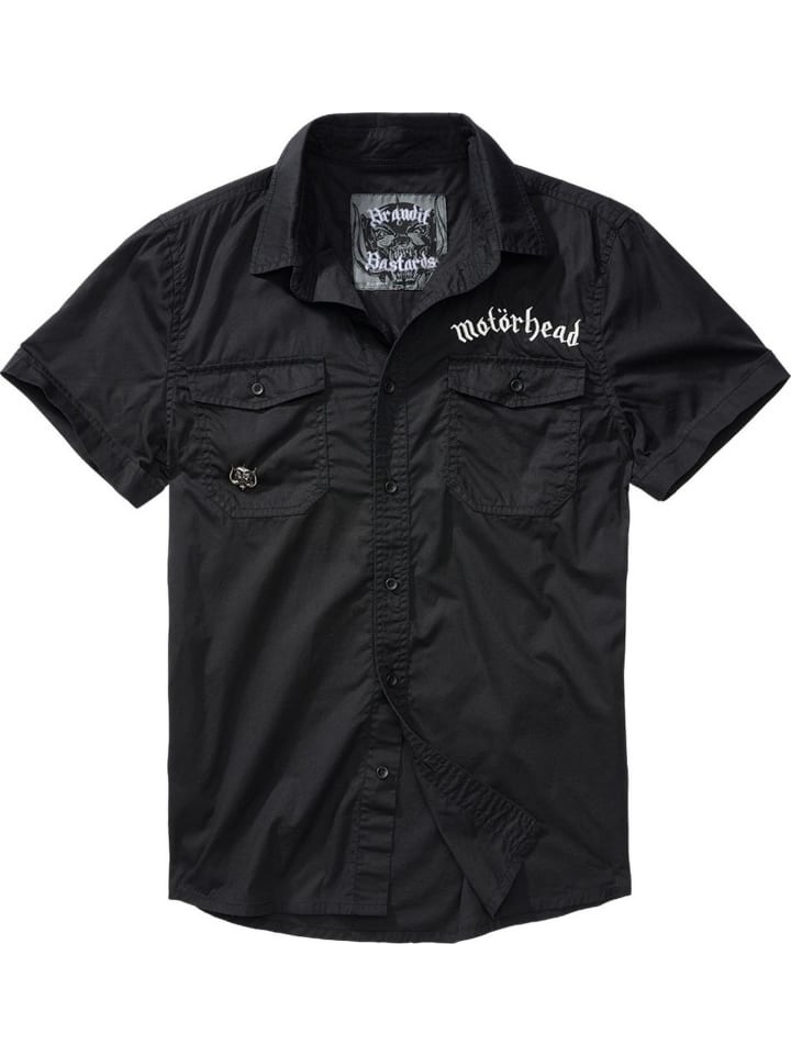 Hemd "Motörhead Shirt Short Sleeve" in Schwarz