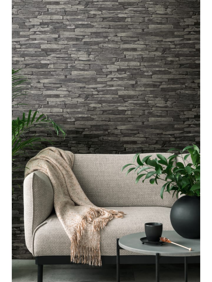 Tapete Urban Stone in Grau