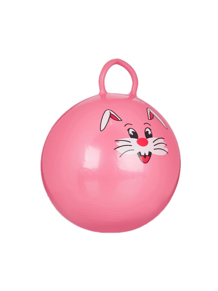 3x Hüpfball "Hase" in Pink