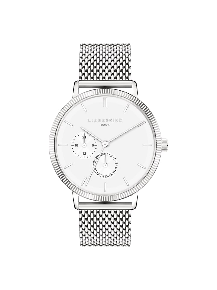 Armbanduhr Clean Multifunction in silber