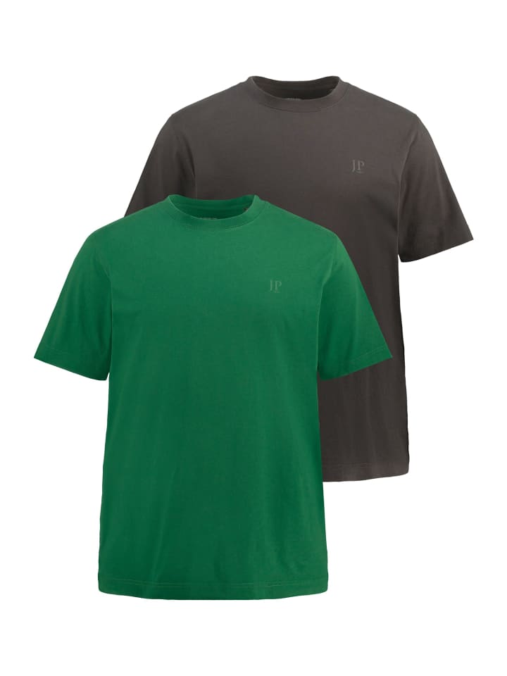 Kurzarm T-Shirt in smaragdgrün