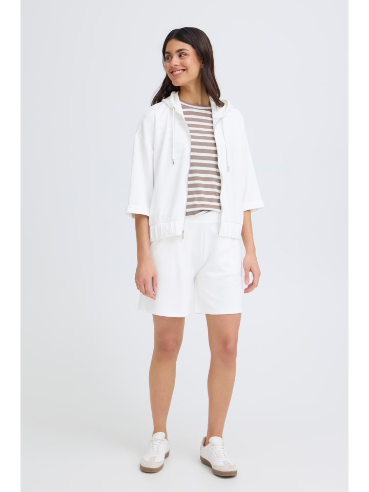 Kapuzenshirt FRAURORA Baggy fit in Whisper White