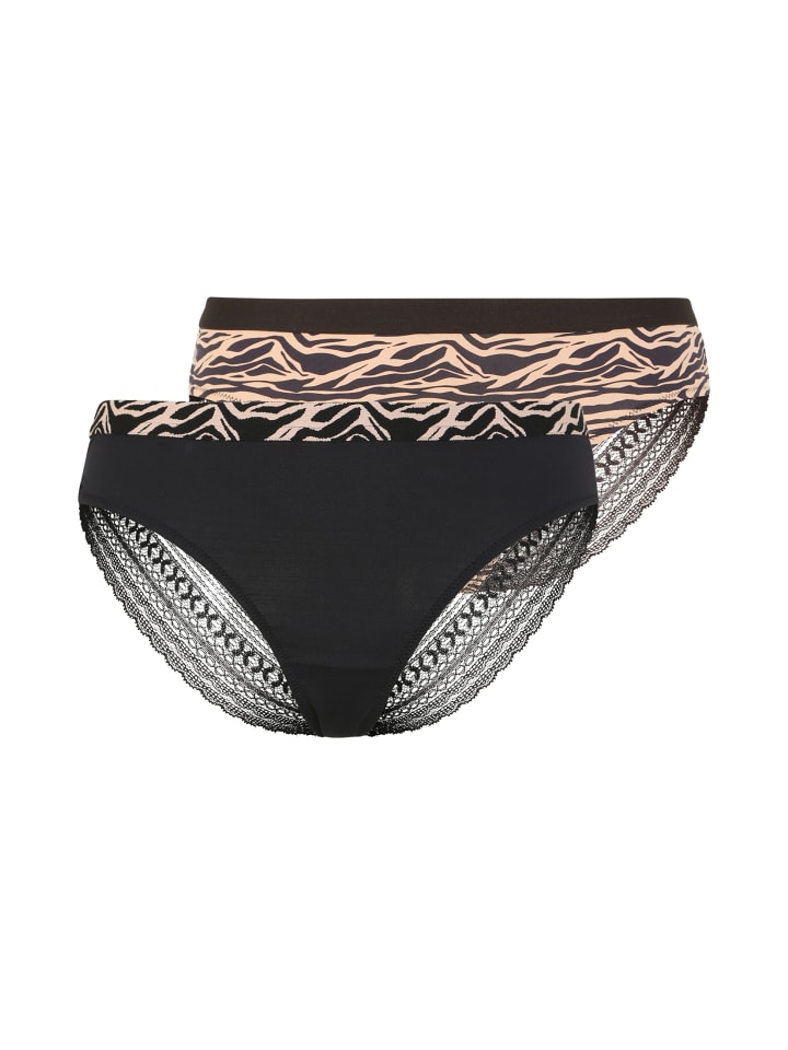 Bikinislip in schwarz