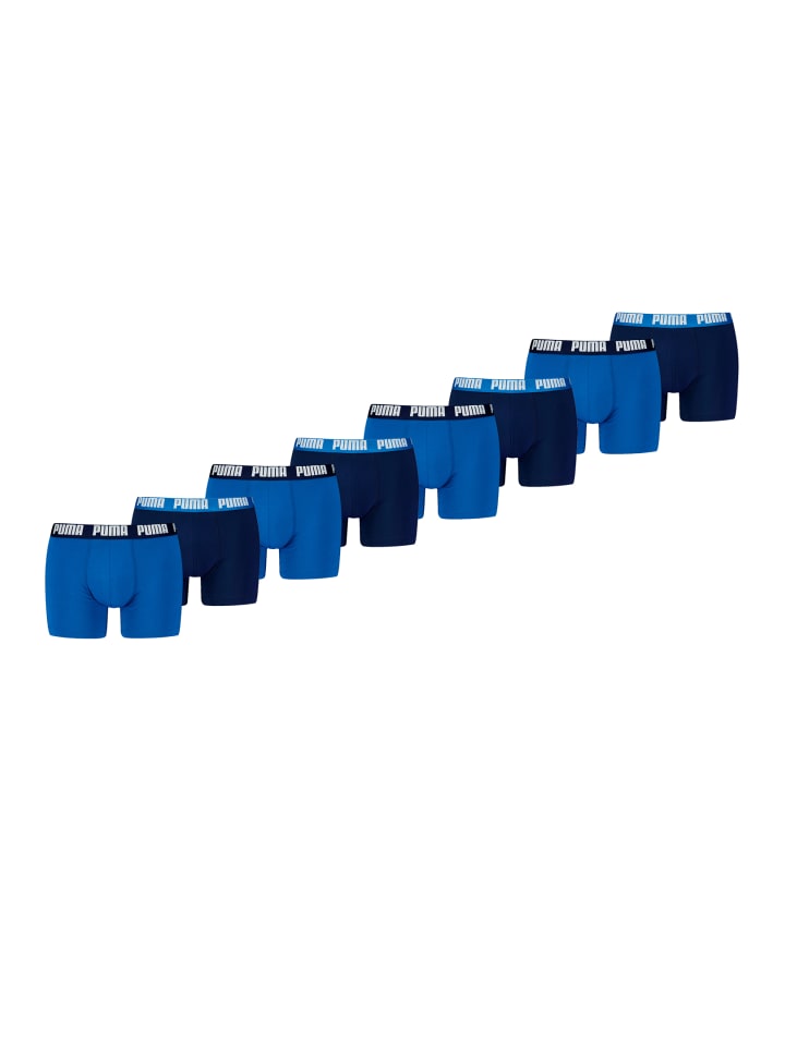Boxershorts PUMA MEN EVERYDAY BASIC BOXERS 8P in 003 - True Blue