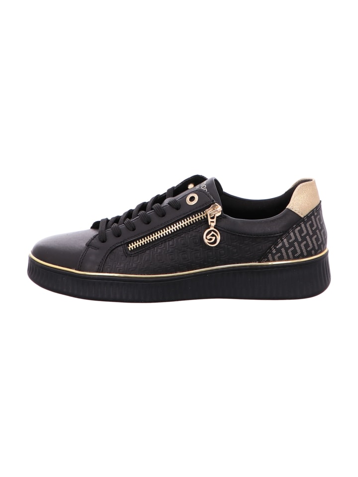 Sportliche Schnürschuhe in Schwarz