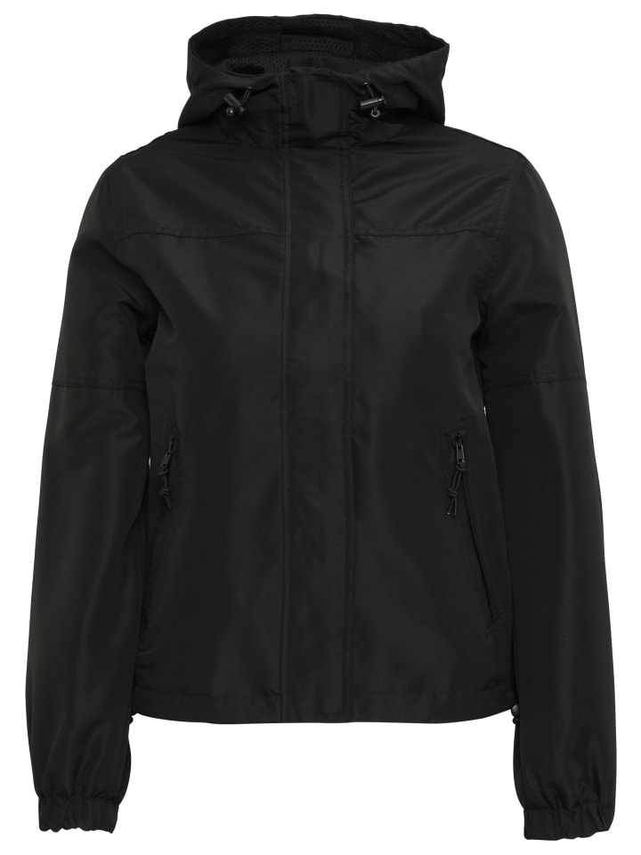 Windbreaker in black