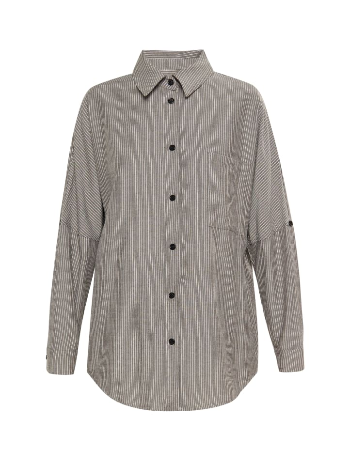 Women Shirt in white stripes