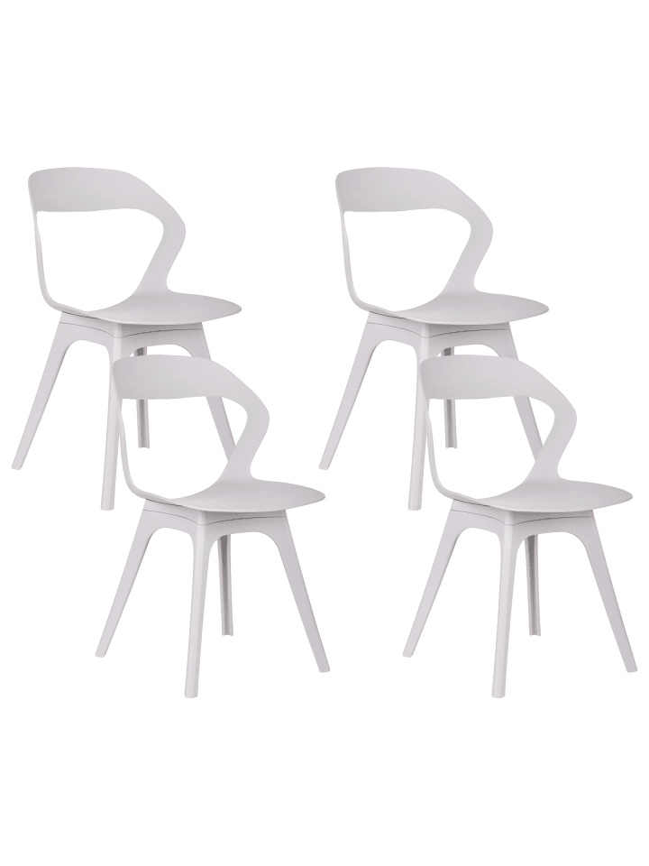 4er-Set Gartenstuhl LACHANIA in Beige