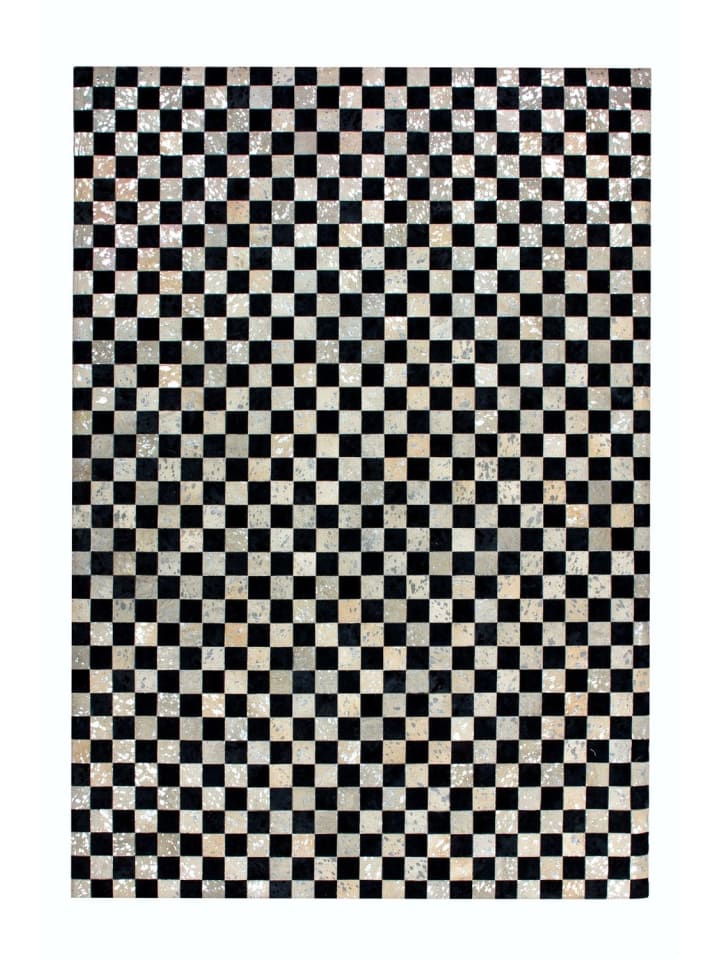Flachgewebe Teppich Rasmus 210 in Silber Grau