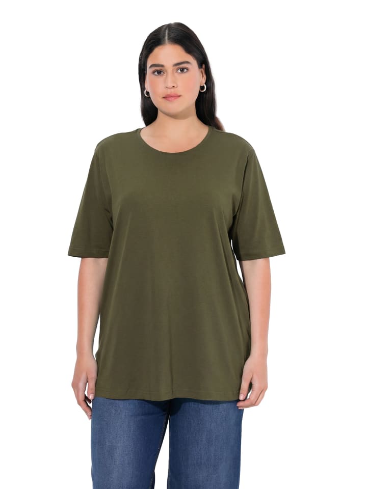 Shirt in dunkel khaki