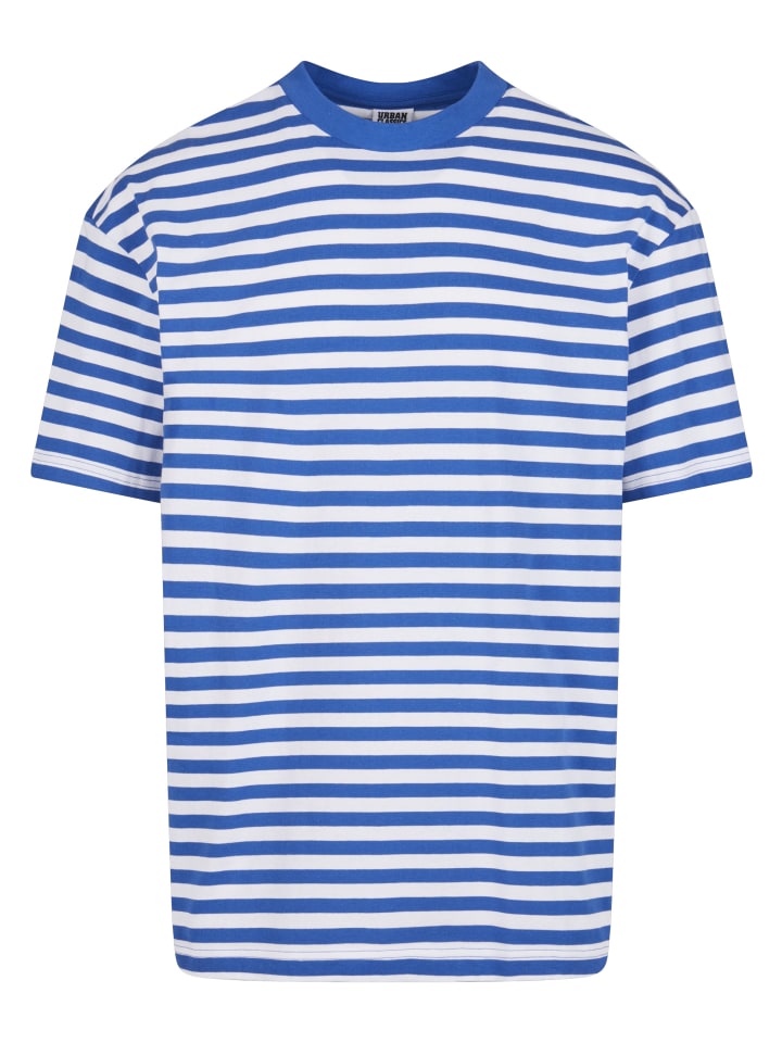 T-Shirt in white/royal