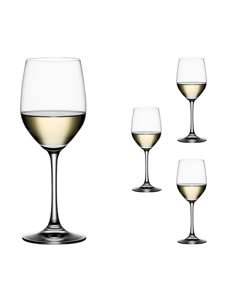 4 er-Set Vino Grande Weißweingläser in Transparent