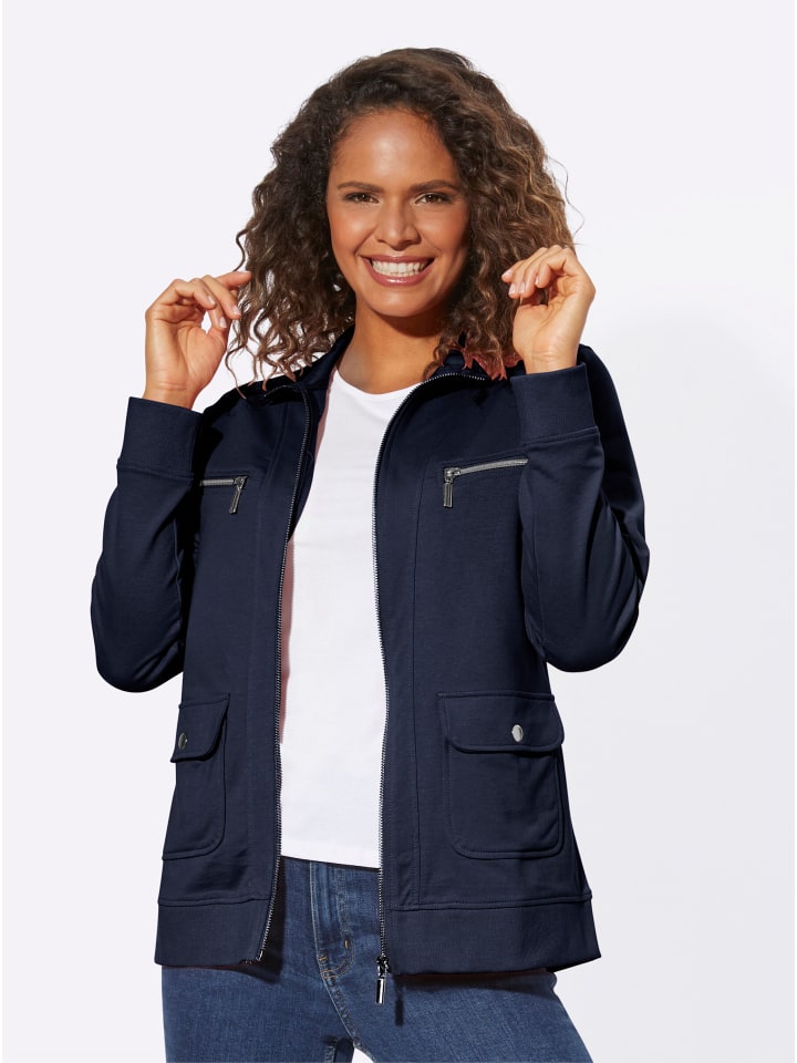 Shirtjacke in marine