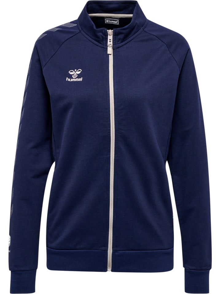 Reißverschluss Jacke Hmlmove Damen in MARINE