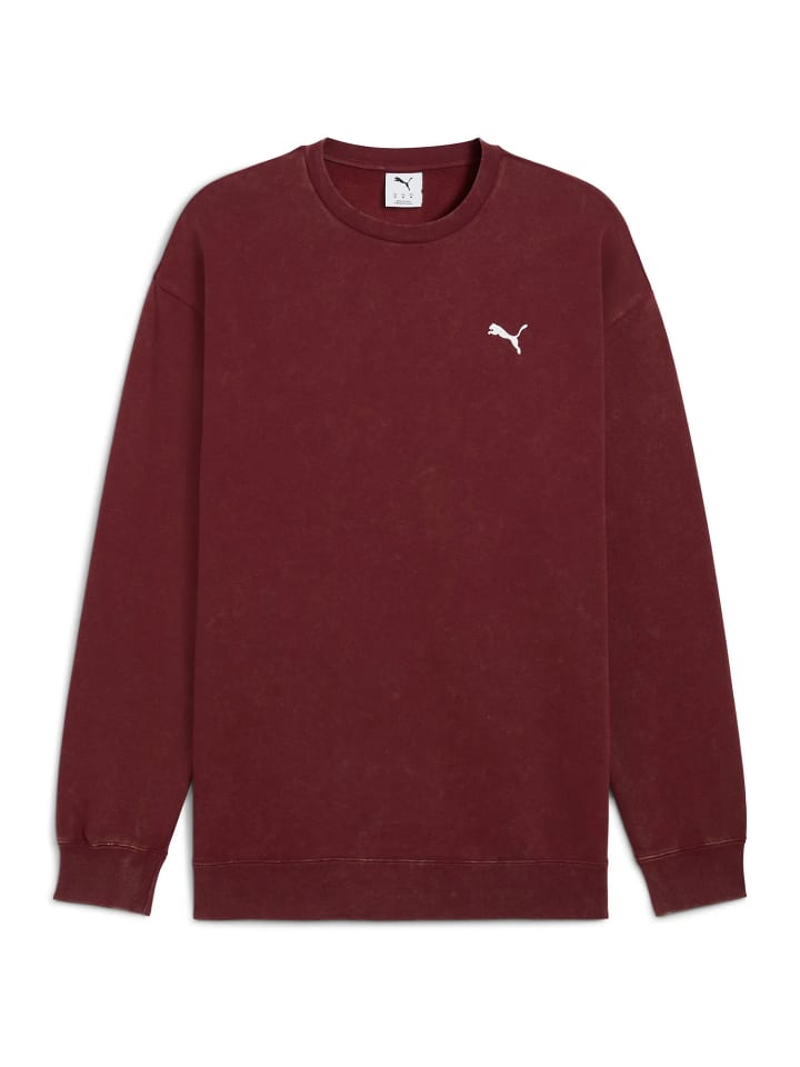 Longsleeve ESS ELEVATED Relaxed Wash Crew FL in Silber096